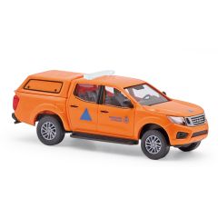 Busch 53725 Nissan Navara mit Hardtop THW (Spur H0)