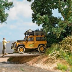 Busch 54311 Rover Defender 90, Camel Trop (Spur H0)