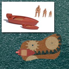 Busch 5480 See mit fahrendem Boot H0/N/T (Spur H0)