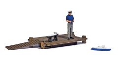 Busch 5488 See mit Modellboot H0 (Spur H0)