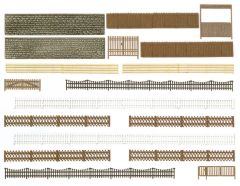 Busch 6017 Zäune,Mauern,Tore H0 (Spur H0)