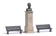 Busch 7732 Carl Benz Statue H0 (Spur H0)