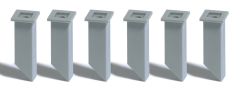 Busch 7750 Mini Set: Schornsteine H0 (Spur H0)