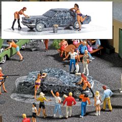 Busch 7824 A-Set: Car-Wash H0 (Spur H0)
