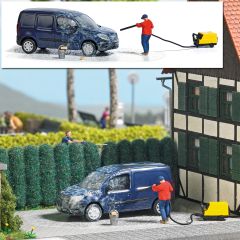Busch 7825 A-Set: Hochdruckreinigung H0 (Spur H0)