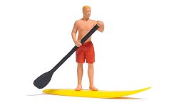 Busch 7864 Stand Up Paddling H0 (Spur N)