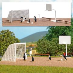 Busch 7926 A-Set: Pinguine Ballspiel H0 (Spur H0)