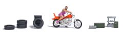 Busch 79811 A-Set:Biker Model H0 (Spur H0)