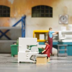 Busch 79906 Action Set: Tampondruckmaschi (Spur H0)