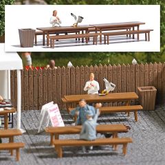 Busch 7994 A-Set: Fish ‚n‘ Chips H0 (Spur H0)
