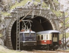 Busch 8192 2 Doppelgleis-Portale N (Spur N)