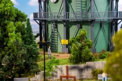 Faller 130157 Gasometer mit Rohrleitungen (Spur H0)