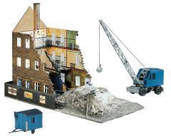 Faller 130466 Abbruchhaus mit Bagger (Spur H0)
