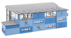 Faller 130613 Turnhalle (Spur H0)