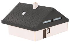 Faller 130643 Architektenhaus mit Plattenda (Spur H0)