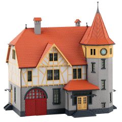 Faller 130649 Rathaus mit Feuerwehrgarage (Spur H0)