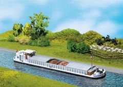 Faller 131006 Flussfrachtschiff mit Wohnkaj (Spur H0)