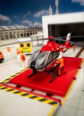 Faller 131020 Hubschrauber EC135 Luftrettun (Spur H0)