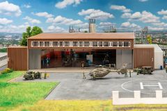 Faller 144111 Hangar mit Hubschrauber (Spur H0)