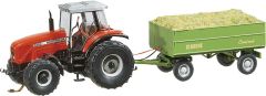 Faller 161536 MF Traktor mit Anhänger (WIKI (Spur H0)