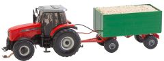 Faller 161588 MF Traktor mit Hackschnitzela (Spur H0)