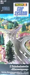 Faller 161662 C-S 2 Fahrbahntl.,Abzweig (Spur H0)