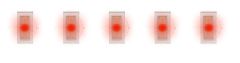 Faller 163752 5 SMD-LEDs, rot (Spur H0)