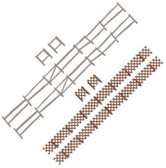 Faller 180406 4 Garten- und Feldzäune, 2360 (Spur H0)