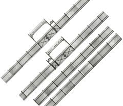Faller 180412 Eisenzaun mit Tor, 1046 mm (Spur H0)