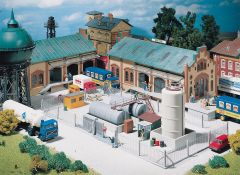 Faller 180433 Industrie-Metallzaun, 1010 mm (Spur H0)