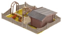 Faller 180491 Schrebergarten mit Gartenlaub (Spur H0)