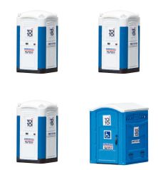 Faller 180543 Mobile Toilettenkabinen TOI T (Spur H0)