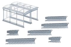 Faller 180606 Moderner Einkaufswagen-Unters (Spur H0)
