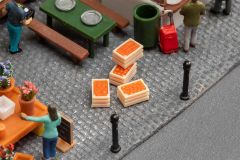 Faller 180868 4 Marktkisten mit Gemüse (Spur H0)