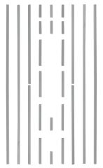 Faller 180897 Eckblenden, Goldbeck (Spur H0)