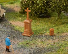 Faller 180911 Feldkreuz und Grenzstein (Spur H0)