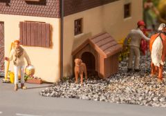 Faller 180939 Hundehütte mit Hund (Spur H0)