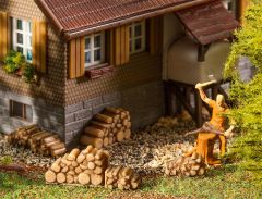 Faller 180940 6 Kleine Brennholzstapel (Spur H0)