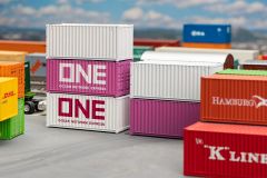 Faller 182052 20 Container ONE, 5er-Set (Spur H0)