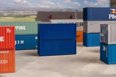 Faller 182054 20 Container, blau, 2er-Set (Spur H0)