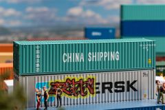 Faller 182101 40 Container CHINA SHIPPING (Spur H0)