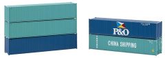 Faller 182151 40 Container, 5er-Set (Spur H0)