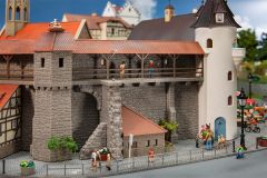 Faller 191790 Altstadtmauer mit Anbau (Spur H0)