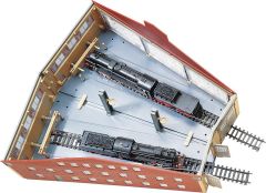 Faller 222118 Ringlokschuppen, 2-ständig (Spur N)