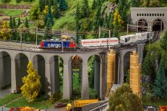 Faller 222598 Viadukt-Set, 2-gleisig, gebog (Spur N)