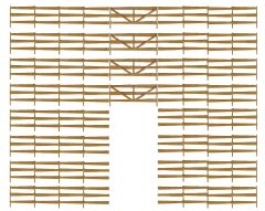 Faller 272402 Bonanza-Zaun, 930 mm (Spur N)