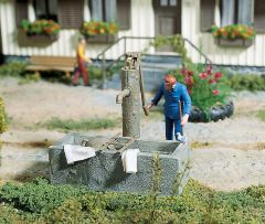 Faller 333212 Pumpbrunnen mit Wassertrog (Spur G)
