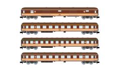 Hornby HN4296 RENFE, 4er-Set Reisezugwg. Ty (Spur N)