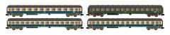 Hornby HN4315 DB, 4er-Set Reisezugwagen Typ m, Interz (Spur N)
