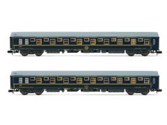 Hornby HN4341 DB CIWL, 2er-Set T2 Schlafwag (Spur N)